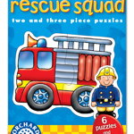 Set 6 puzzle Echipa de salvare (2 si 3 piese) RESCUE SQUAD, Orchard Toys, 2-3 ani +, Orchard Toys