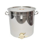 Maturator din inox cu capac pentru miere de albine 40kg, Cod: DISKS43, 
