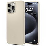 Husa pentru iPhone 15 Pro - Spigen Thin Fit - Mute Beige