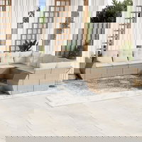 vidaXL Set canapele de grădină cu perne, 10 piese, bej, poliratan, vidaXL