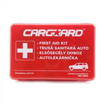 Set Trusa Medicala Auto Prim Ajutor, DIN13164, Avizata MS, Carguard, Rosu, cu breloc KraftGarage