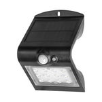 Lampa solara ADVITI Siloe AD-SL-6083BLR4, 1.5 W, senzor de miscare, unghi de detectie 120°, 190lm, IP65, 4000K, 1200mAh, Negru, Adviti