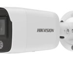 Camera supraveghere Hikvision IP DS-2CD2027G2-L 2.8mm C 2 MP ColorVu 1/2.8" Progressive Scan CMOS,WDR 120 dB,IR 40M, SNR ≥ 52 dB, Motion detection (human and vehicle targets classification), video tampering alarm,exception, Built-in memory card s, HIKVISION