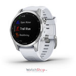 Smartwatch Garmin Fenix 7S, 42mm, Silver/Whitestone