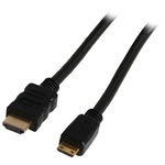 Cablu HDMI de mare viteza HDMI - HDMI mini cu Ethernet 5m negru Valueline VE-VGVP34500B50