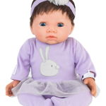 Papusa Tiny Treasure Brown Hair & Purple Tutu Dress (30140) 