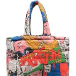 ERL ERL UNISEX COMIC MEDIUM PUFFER BAG WOVEN BAGS 1 ERL COMIC BOOK, ERL