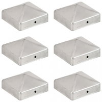 Conectori de grindă, formă T, 4 buc, 71x71 mm, metal galvanizat