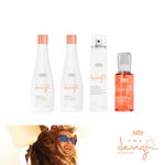 SHOT - Set 4 produse pentru par cu protectie termica HYDRO PLUS ( sampon + masca + spray + ulei), Shot