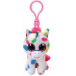 Breloc din plus, 8. 5 cm, Boos Harmonie Unicornul cu Buline, TY, 