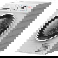 Uscator de rufe Tesla WT8C61M, 2700W, Condensator, 8 kg, 16 programe, Display LED, Clasa B, Alb, Tesla