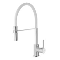Baterie bucatarie Invena Kameleon Sink alb - crom