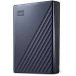 Hard disk extern My Passport Ultra 4TB 2.5 inch USB 3.0 Blue, WD