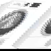 Uscator de rufe Bosch WTW876LBY, Pompa de caldura, 8 kg, 15 programe, AutoDry Technology, SensitiveDrying System, Clasa A+++, Alb, BOSCH