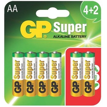 Baterie alcalina Super GP R6 (AA) 4 buc/blister
