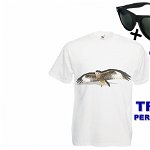 Tricou cu imprimeu Vultur + ochelari de soare polarizati - cadou, Zukka
