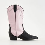 Reserved - Cizme cowboy Barbie™, din piele - roz, Reserved