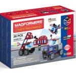 Set constructie magnetic Magformers masini Clics Toys, Clics Toys