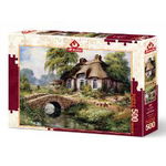 Puzzle 500 piese - Green Village-Reint Withaar