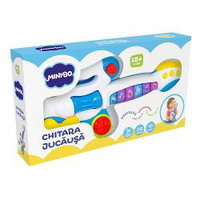 Jucarie pentru bebelusi cu lumini si sunete Minibo chitara jucausa INT3824