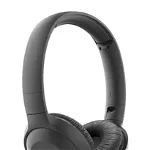 Casti audio Philips TAUH201BK/00, atasare pe ureche, lungime cablu 1.2m, microfon incorporat, design pliabil, greutate mica, Negru