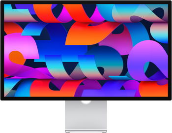 Monitor APPLE Studio Display mmyw3z/a, 27" 5K Retina, WebCam 12MP, Nano-Texture Glass, Tilt Adjustable Stand, argintiu