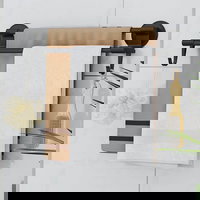 Suport prosoape baie doua brate 50x15x10 cm, Tenq.ro