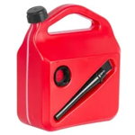 Canistra pentru combustibil Strend Pro Red, capacitate 10L, cu prelungitor, din plastic
