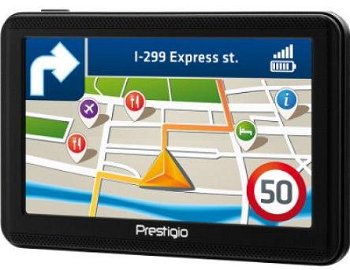 PRESTIGIO Navigatie GPS GeoVision 5060, 5" Display, sistem operare WinCE 6.0, fara harti preinstalate