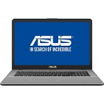 Laptop Asus VivoBook Pro 17 N705UD-GC130 17.3 inch FHD Intel Core i7-8550U 8GB DDR4 1TB HDD 128GB SSD nVidia GeForce GTX1050 4GB FPR Endless OS Grey