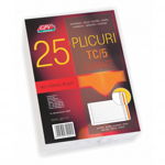 Plic C5 (162 x 229mm), gumat, alb, 80 g/mp, 25 bucati/pachet, GPV