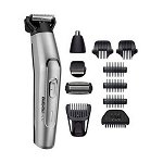 Trimmer fata/corp, BaByliss, MT861E, 11 in 1, Gri