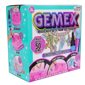 Gemex set creare bijuterii unicorn, Works Toys