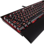 Tastatura Gaming Mecanica Corsair K70 LUX Red LED, Cherry MX Red, Layout US