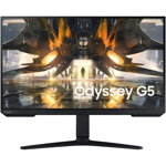 Monitor LED Gaming Odyssey G5A S27AG502NU 27 inch QHD IPS 1ms 165Hz Black