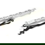 1U aluminum PDU rackmount table 16A 9x outlet, Assmann