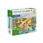 Set constructie 50 piese din lemn Constructor Junior- Avion, Alexander, Alexander Toys