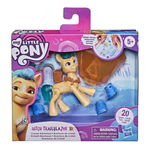 Set de joaca portabil My Little Pony cu 20 de accesorii, Izzy MoonBow, 4x18x19 cm, 5 ani+