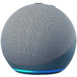 Boxa inteligenta Amazon Echo Dot 4, Control Voce Alexa, Wi-Fi, Bluetooth, Albastru