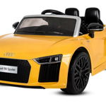 Masinuta electrica Audi R8 Spyder 2x35W 12V PREMIUM Galben