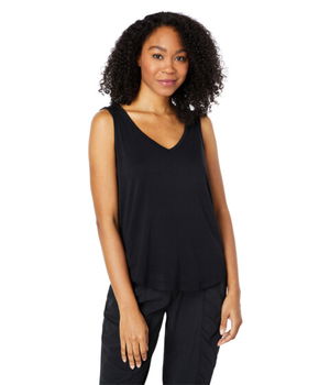 Imbracaminte Femei THRIVE SOCIETE Sport V-Neck Tank Black, THRIVE SOCIETE