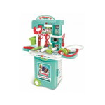 Set cabinet medical intr-o valiza Tata Bua RS Toys cu accesorii medicale, pentru copii, RS Toys