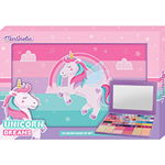 Trusa pentru machiaj in forma de laptop Martinelia, Unicorn