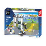 Set cuburi constructie MyPolice Post de politie, 193 piese, Blocki
