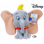 Animal de plus Disney Classics Palz Plush Dumbo cu sunet 32 cm,3+ ani