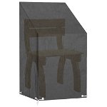 Husa scaun gradina vidaXL, 8 ocheti, 65x65x80/120 cm, polietilena, 0.38 kg