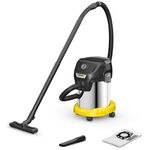 Aspirator Karcher KWD 3 S V-17/4/20/F, aspirare umeda si uscata, 1000 W, 17 l, furtun 2 m (Argintiu), Karcher