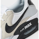 Nike, Pantofi sport cu garnituri de piele Air Max Excee 365, Negru, Alb, 7