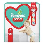 Scutece-chilotel Pampers Pants Carry Pack, Marimea 4, 9-14 kg, 25 buc, Pampers