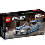 LEGO Speed Champions 2 Fast 2 Furious Nissan Skyline GT-R (R34) 76917 319 darabos, LEGO